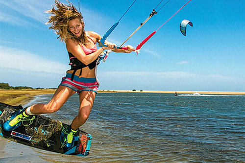 kite surfing